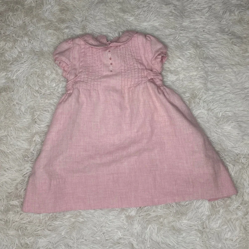 Ralph‎ Lauren Kids Pink Dress, Short Sleeve, Party Dress, Casual Dress 12mth